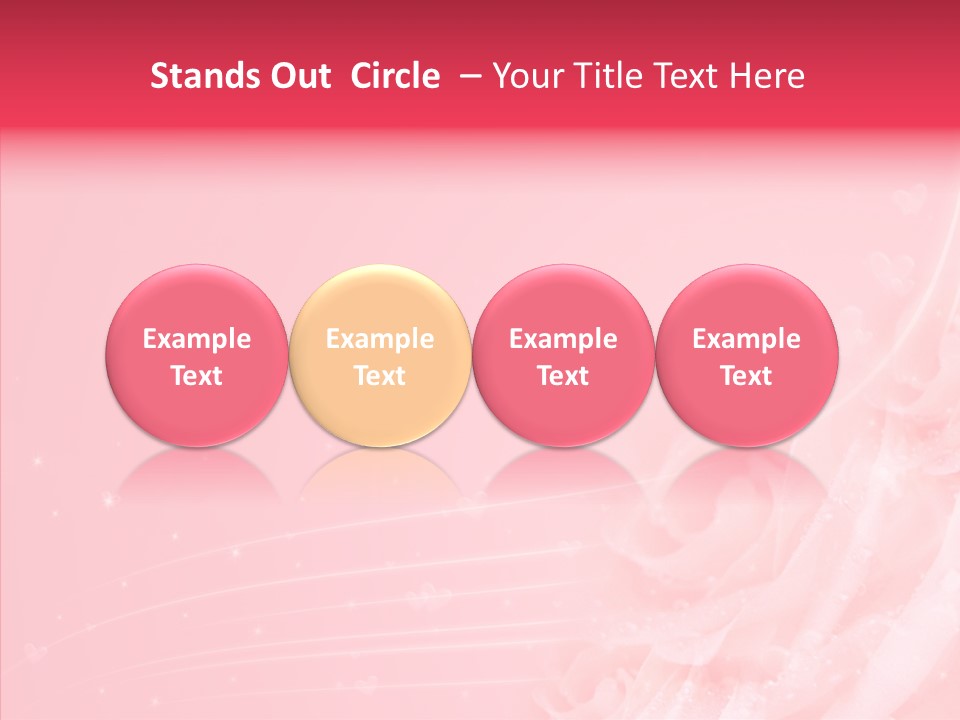 Glow Wallpaper Swirl PowerPoint Template