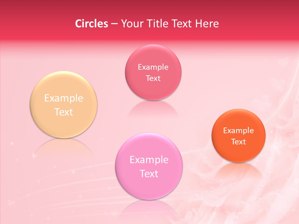 Glow Wallpaper Swirl PowerPoint Template