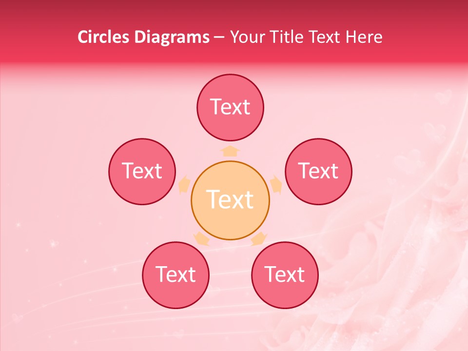 Glow Wallpaper Swirl PowerPoint Template