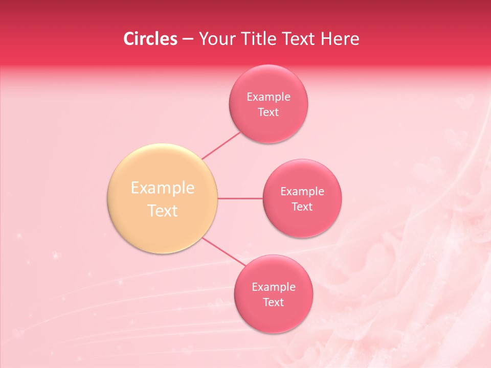 Glow Wallpaper Swirl PowerPoint Template