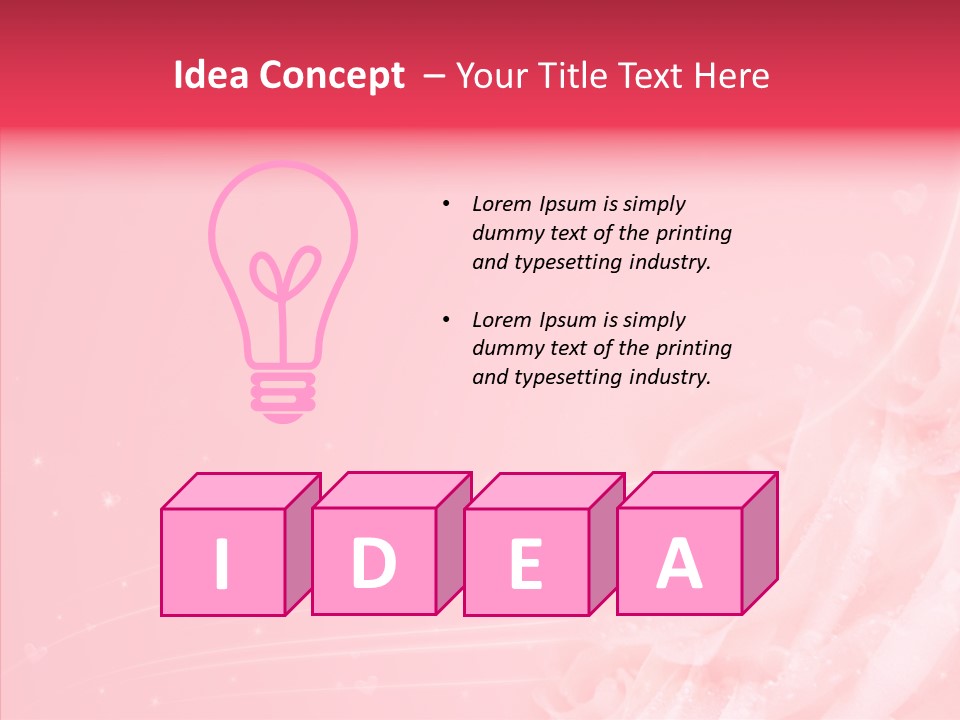 Glow Wallpaper Swirl PowerPoint Template