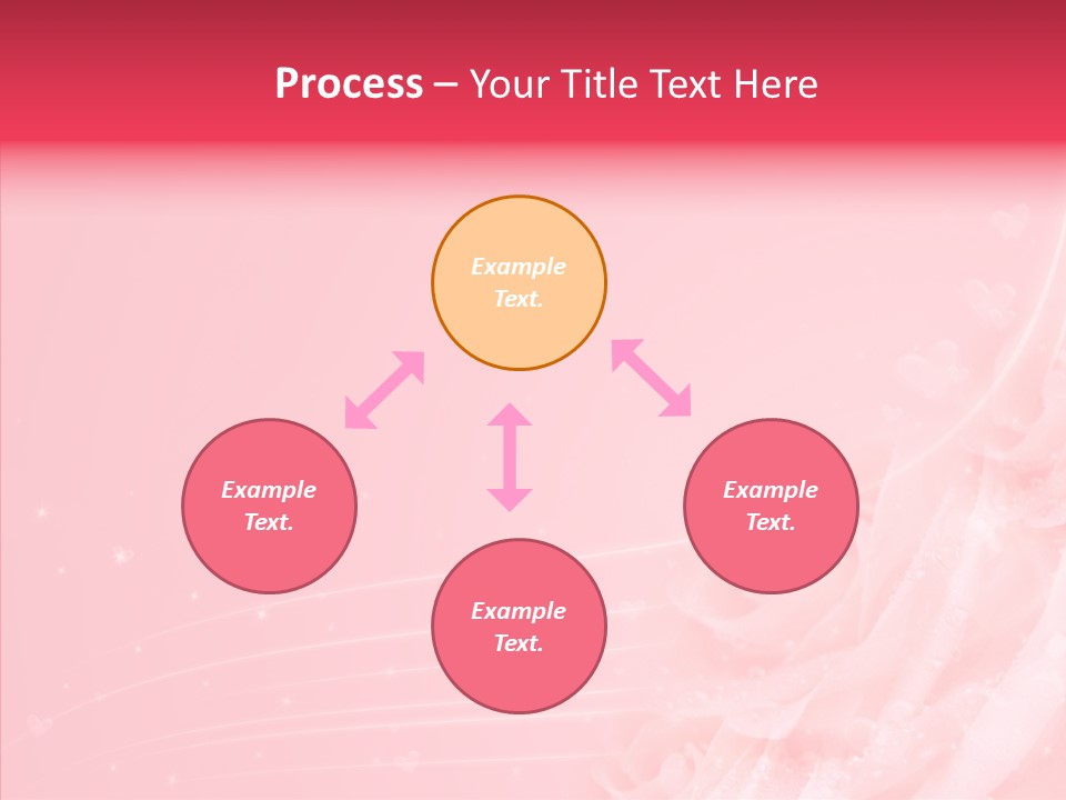 Glow Wallpaper Swirl PowerPoint Template