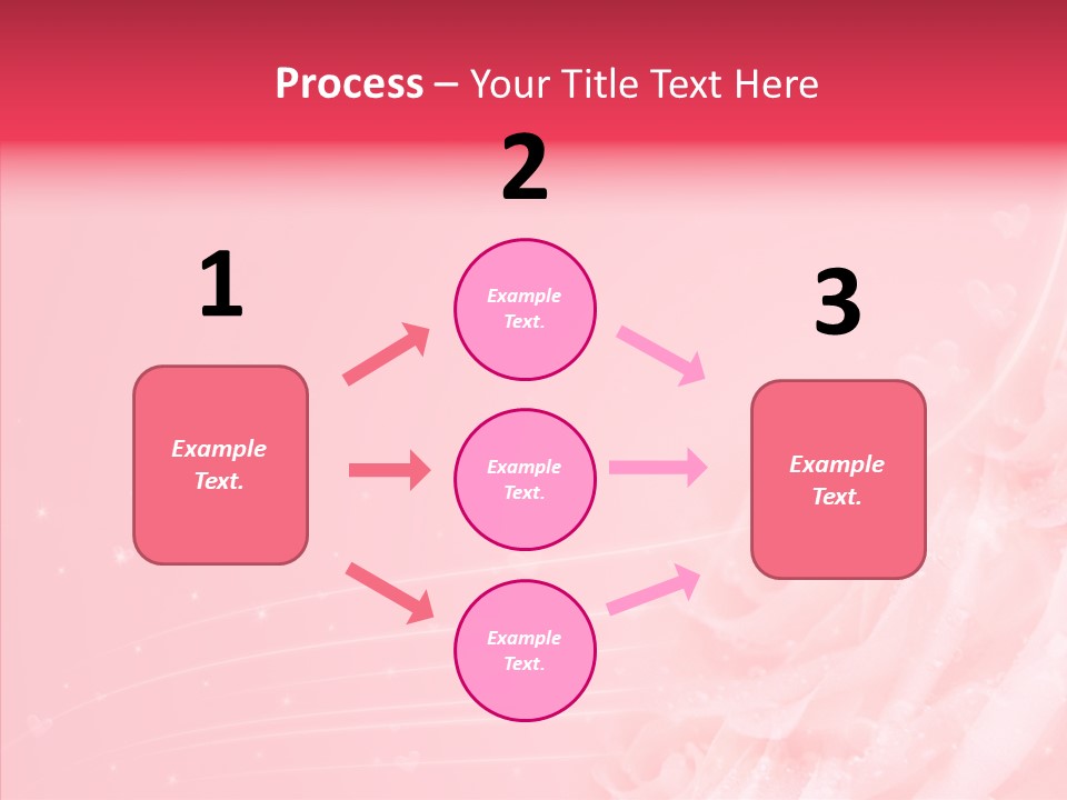 Glow Wallpaper Swirl PowerPoint Template