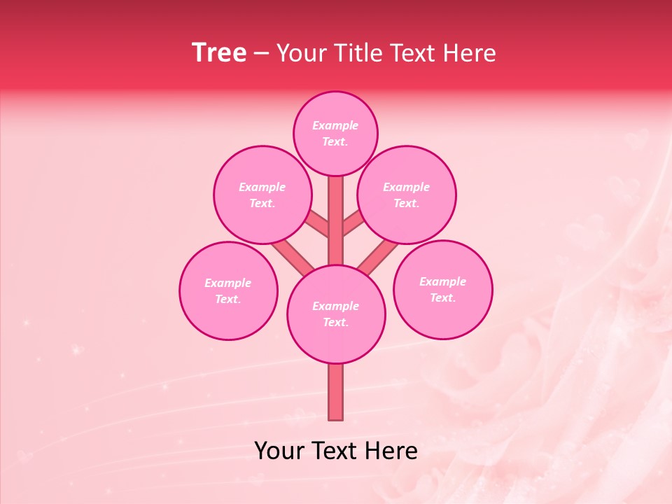 Glow Wallpaper Swirl PowerPoint Template