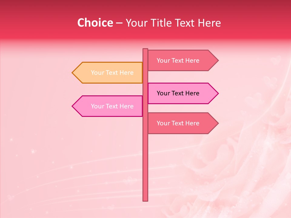 Glow Wallpaper Swirl PowerPoint Template