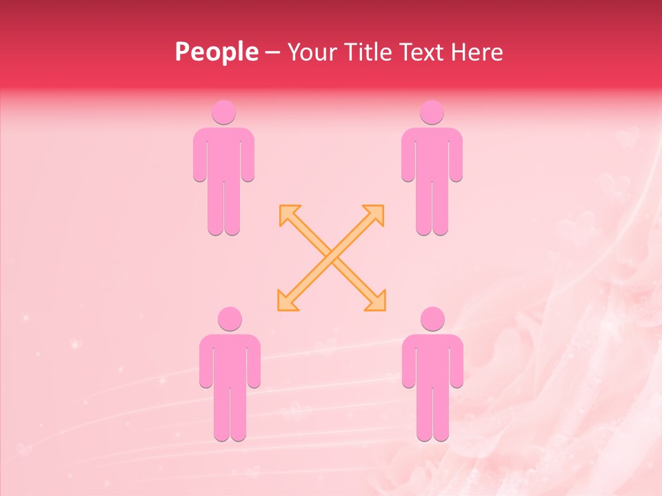 Glow Wallpaper Swirl PowerPoint Template