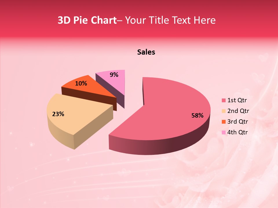 Glow Wallpaper Swirl PowerPoint Template