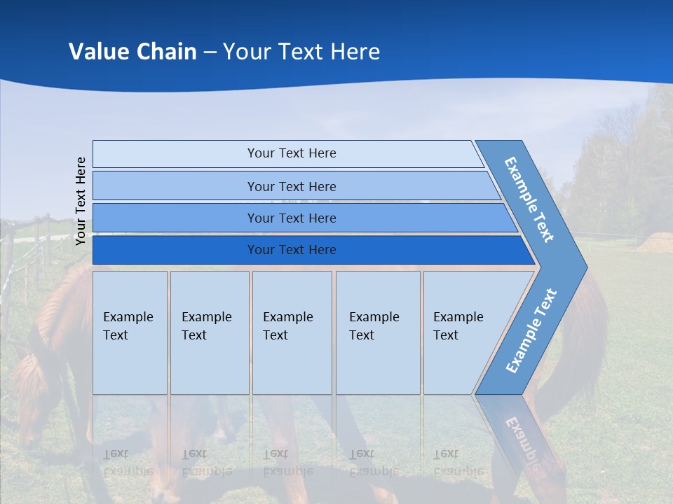 Colorful Fast Horse Racer PowerPoint Template