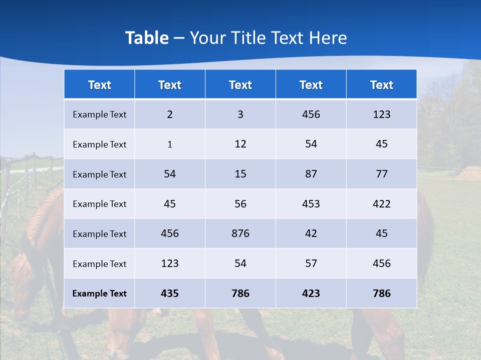 Colorful Fast Horse Racer PowerPoint Template