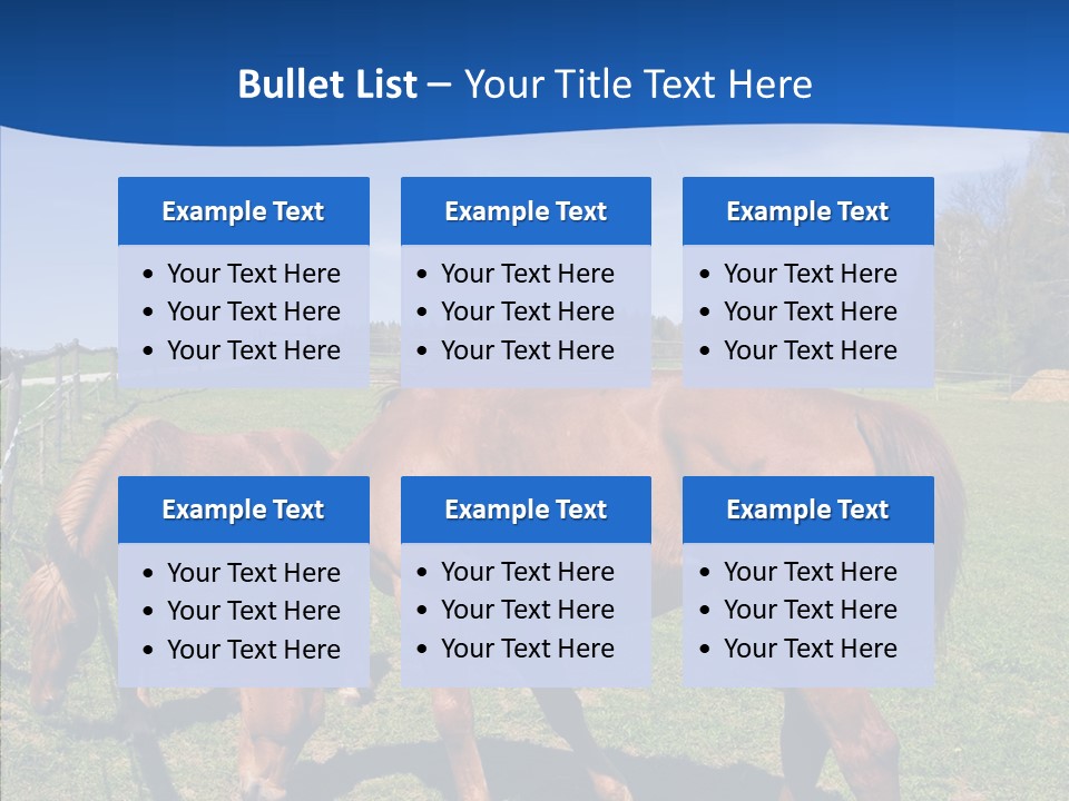 Colorful Fast Horse Racer PowerPoint Template