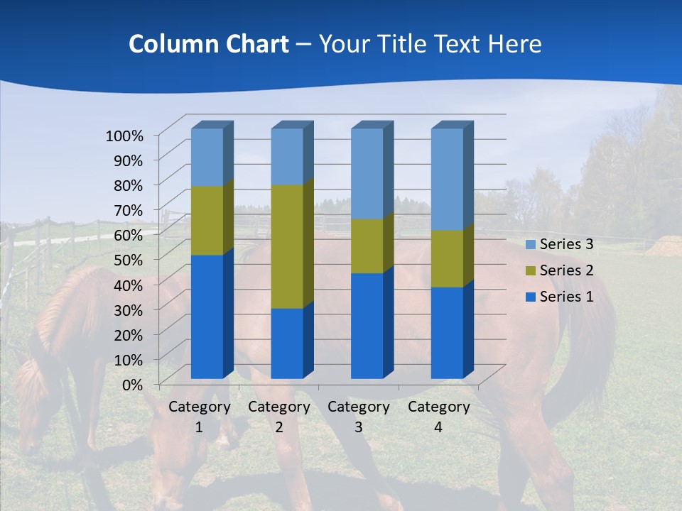 Colorful Fast Horse Racer PowerPoint Template