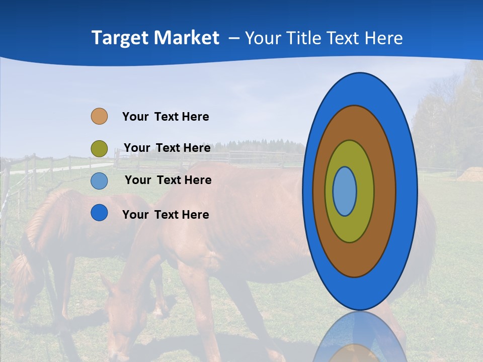 Colorful Fast Horse Racer PowerPoint Template