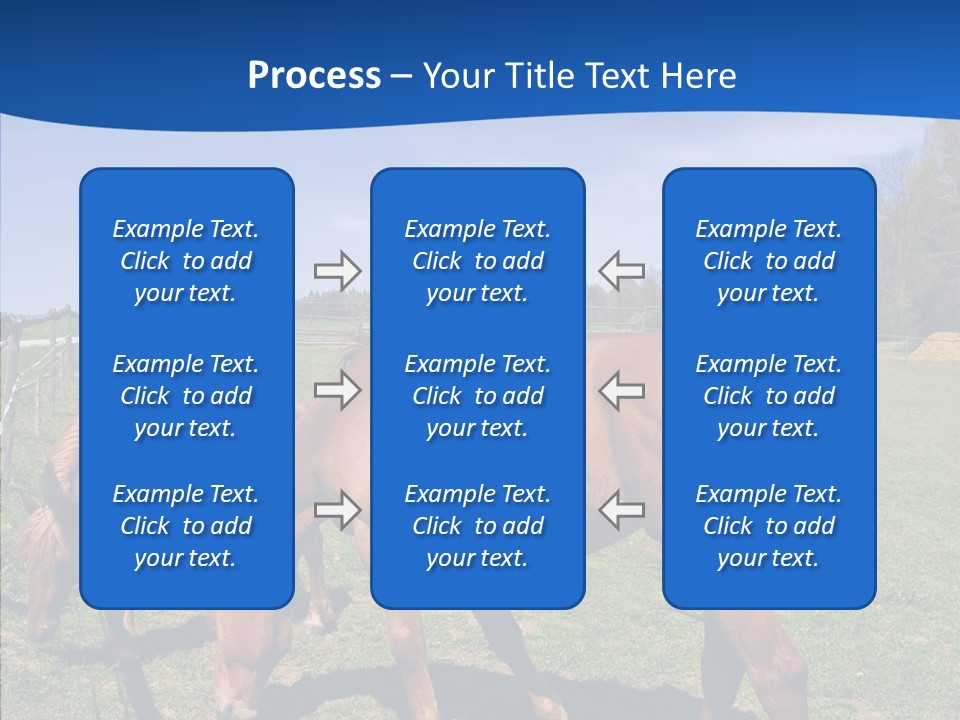 Colorful Fast Horse Racer PowerPoint Template