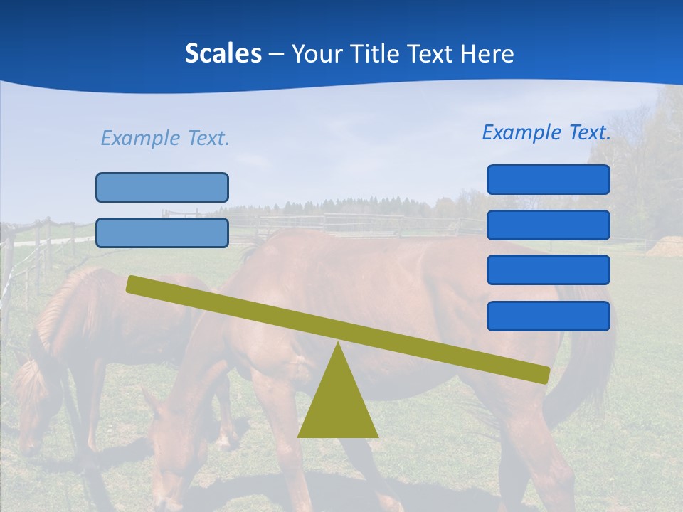 Colorful Fast Horse Racer PowerPoint Template