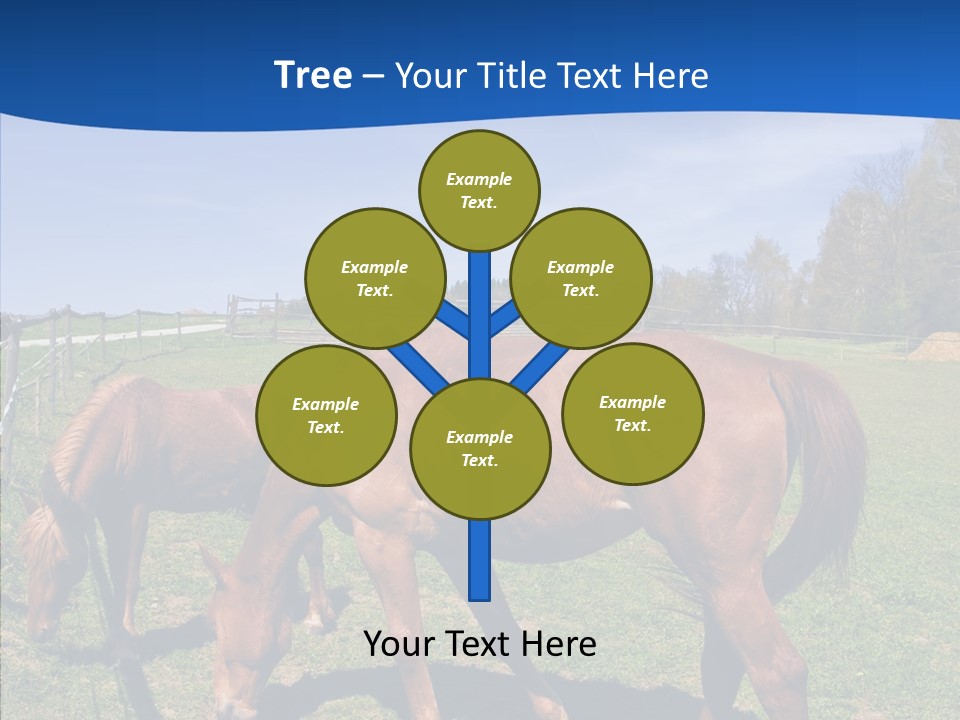 Colorful Fast Horse Racer PowerPoint Template