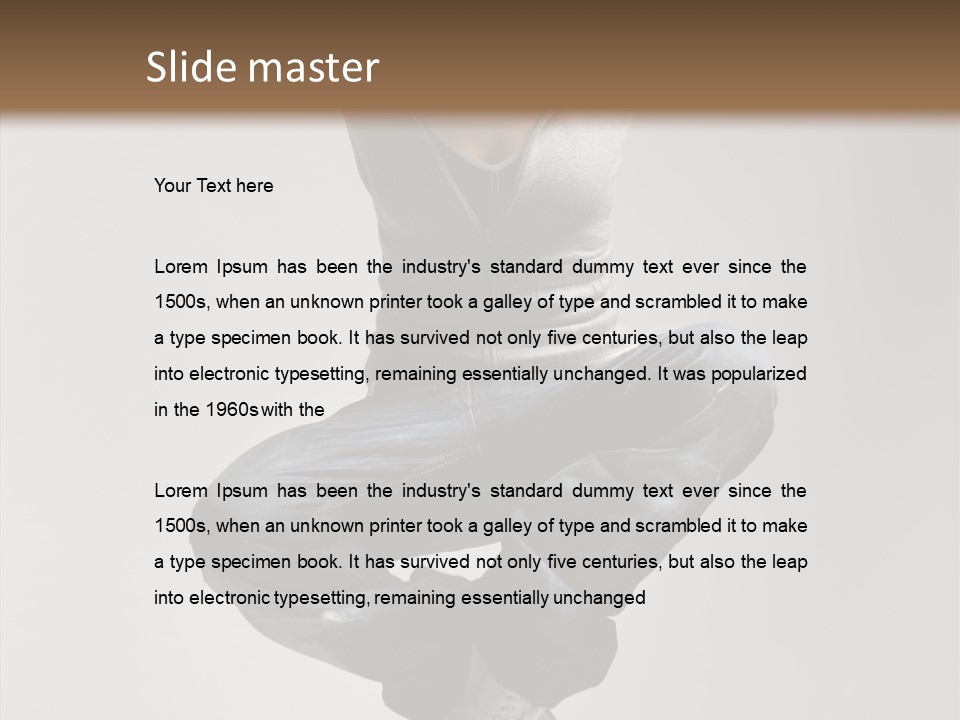 Jumping Break Performance PowerPoint Template