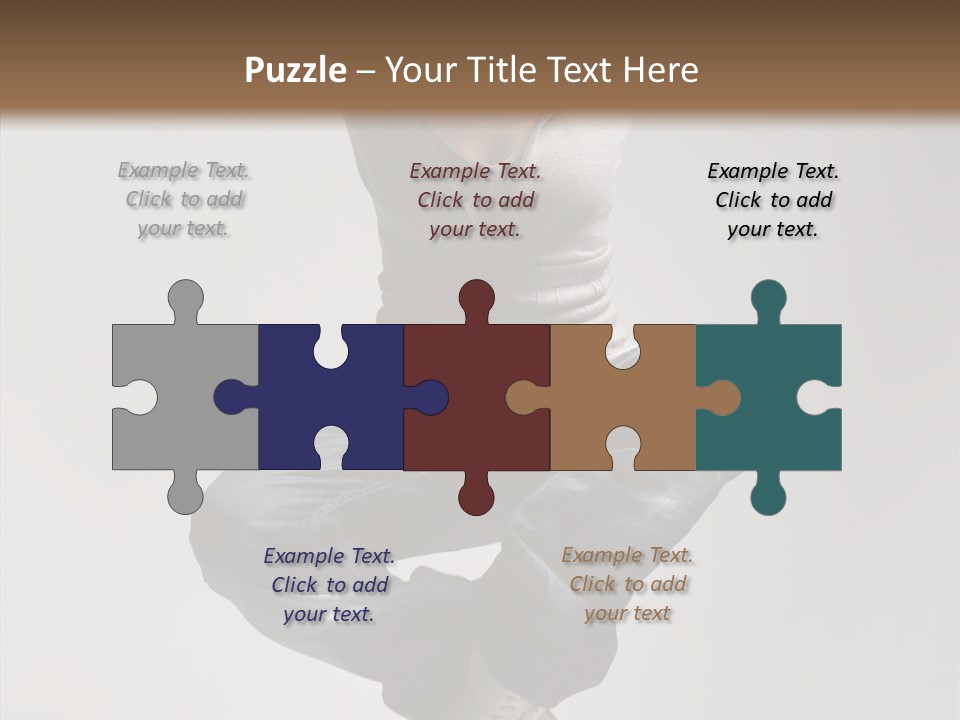 Jumping Break Performance PowerPoint Template