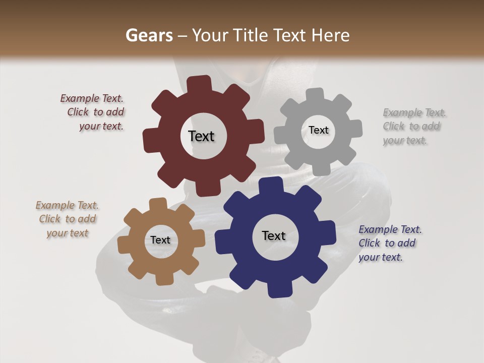 Jumping Break Performance PowerPoint Template