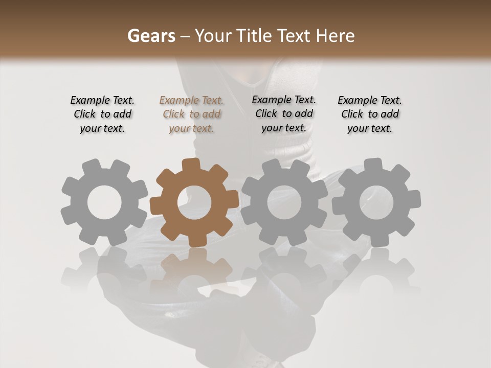 Jumping Break Performance PowerPoint Template