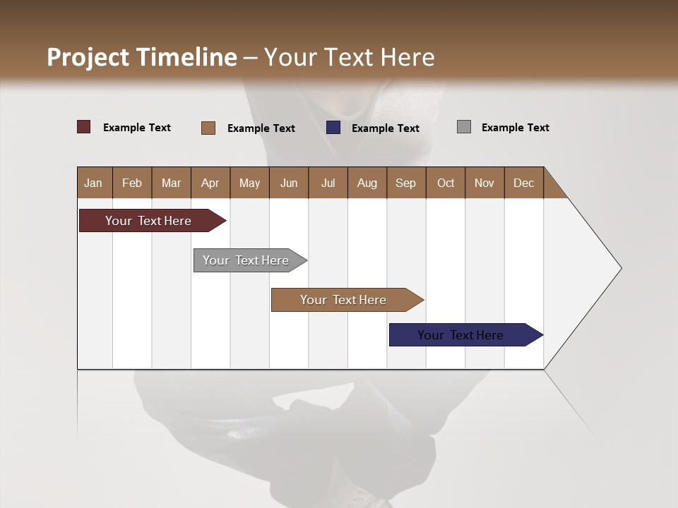 Jumping Break Performance PowerPoint Template