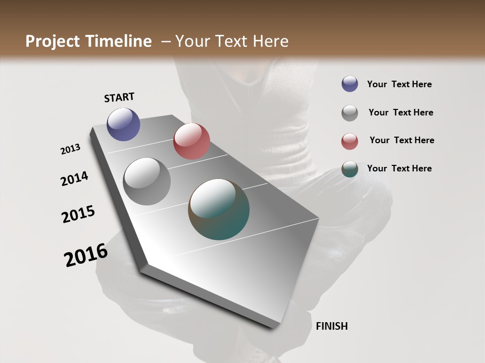 Jumping Break Performance PowerPoint Template