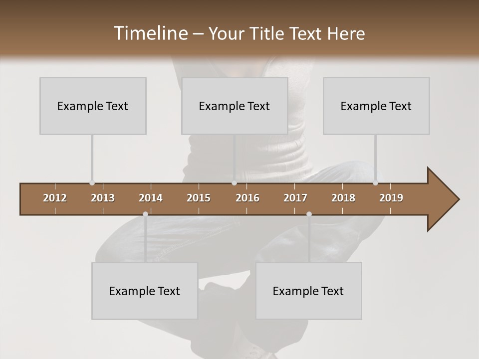 Jumping Break Performance PowerPoint Template