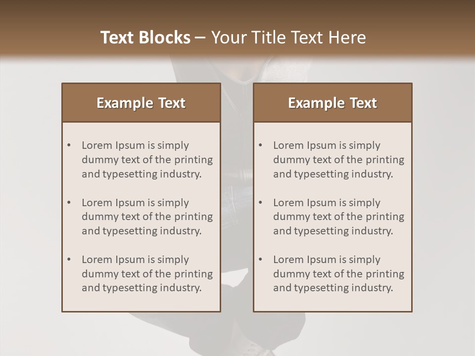 Jumping Break Performance PowerPoint Template