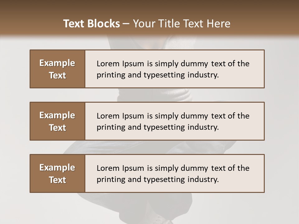 Jumping Break Performance PowerPoint Template