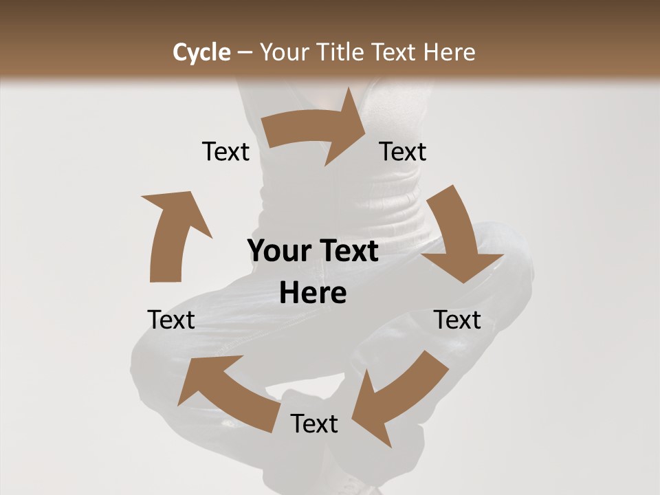 Jumping Break Performance PowerPoint Template