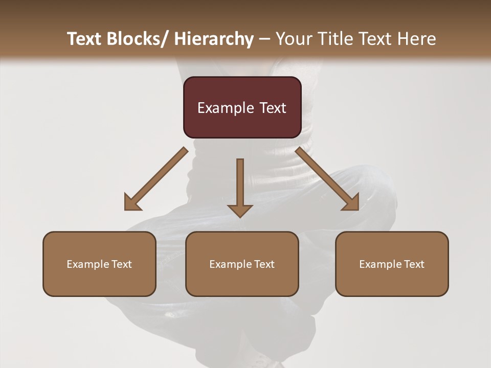 Jumping Break Performance PowerPoint Template