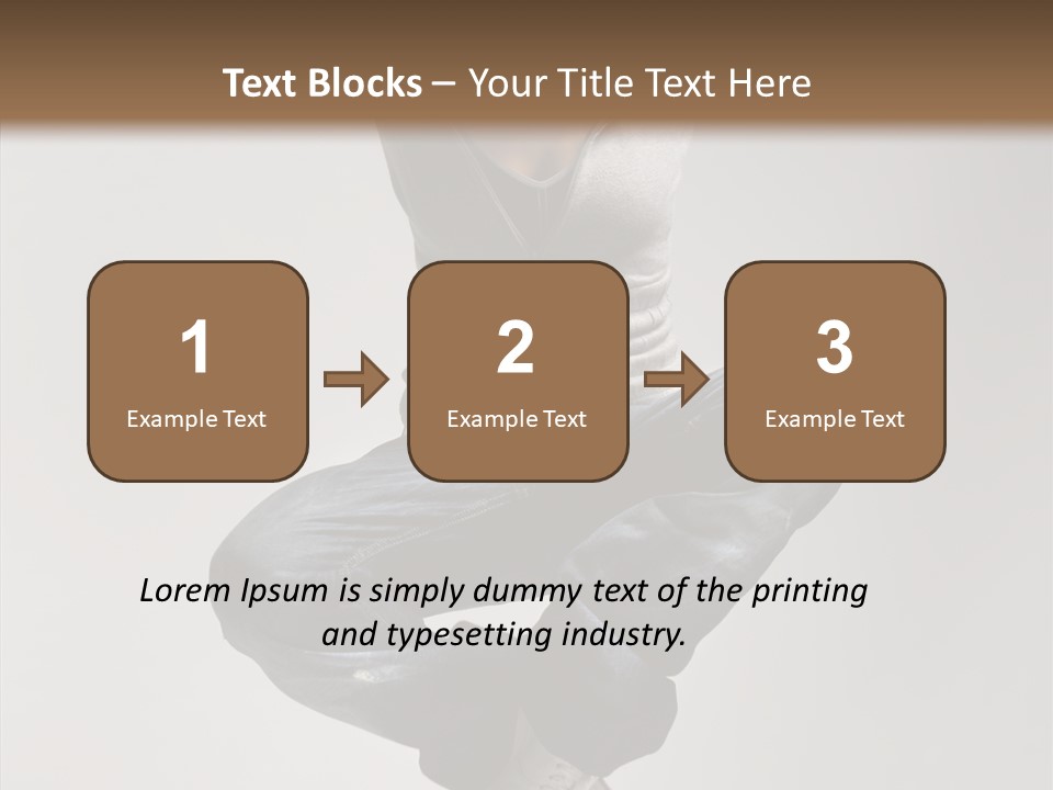 Jumping Break Performance PowerPoint Template