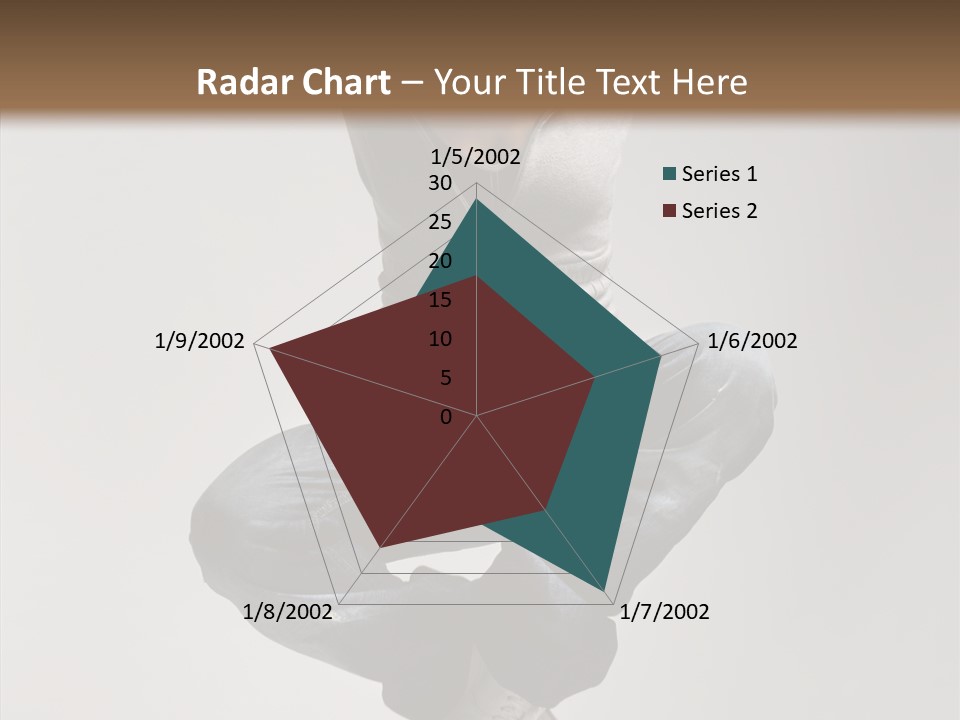 Jumping Break Performance PowerPoint Template