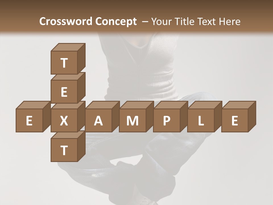 Jumping Break Performance PowerPoint Template