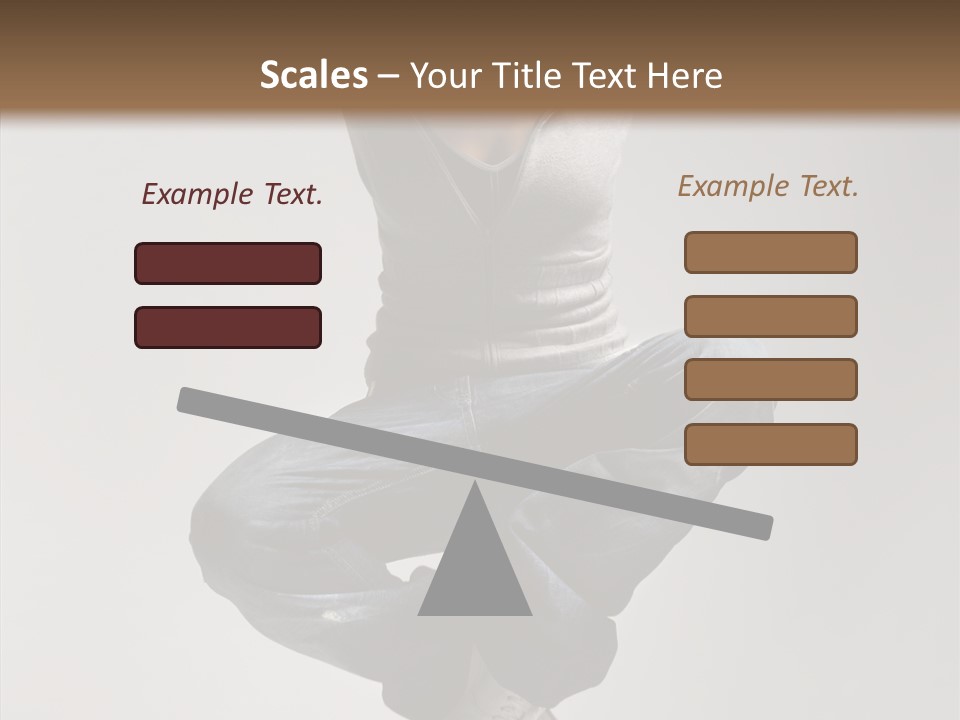 Jumping Break Performance PowerPoint Template