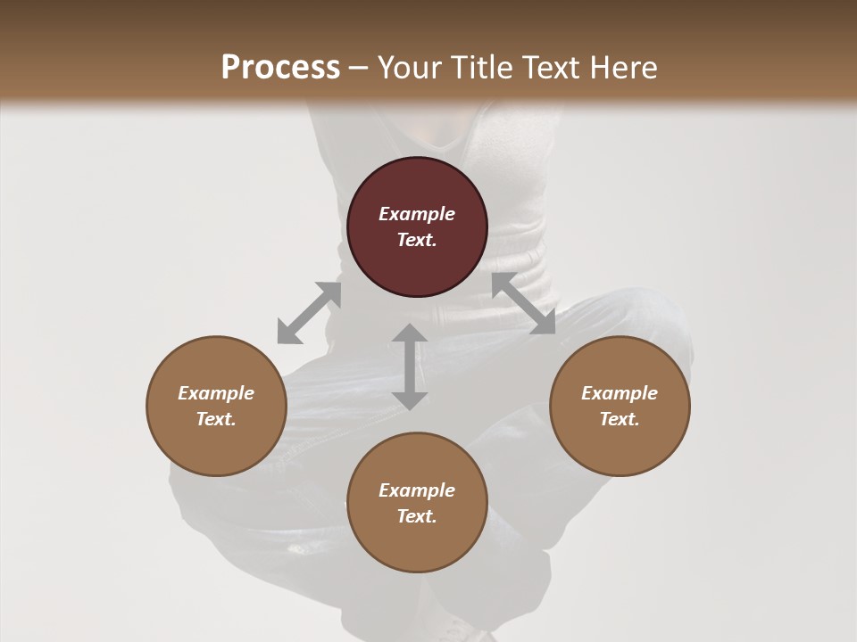 Jumping Break Performance PowerPoint Template