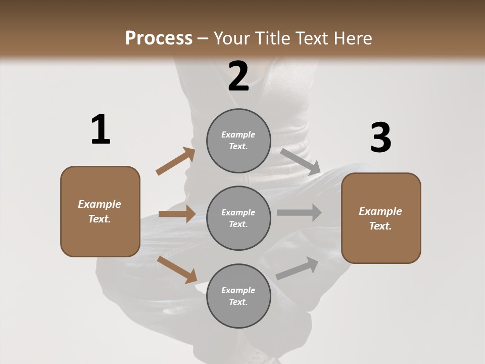 Jumping Break Performance PowerPoint Template