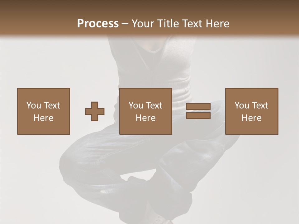 Jumping Break Performance PowerPoint Template