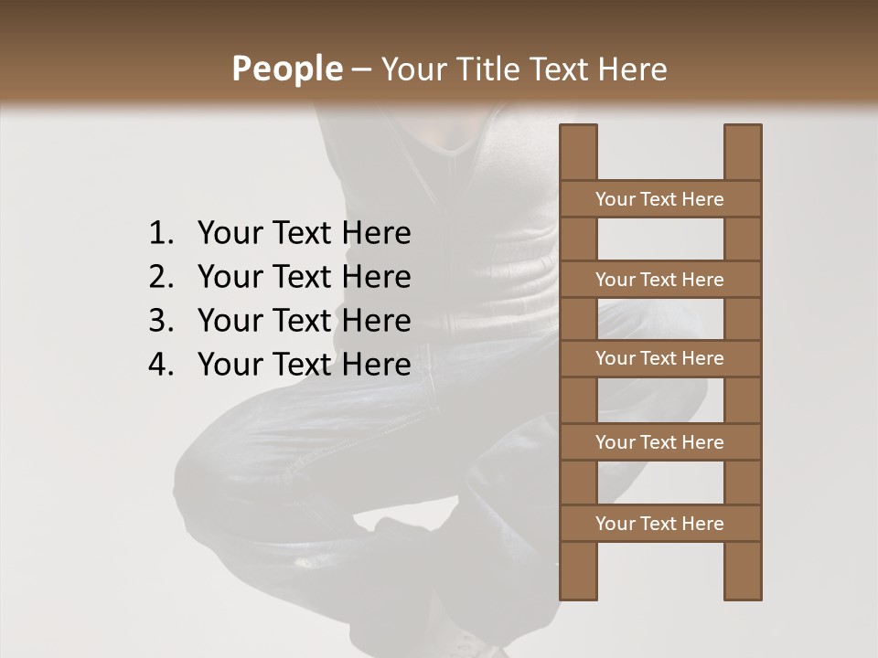 Jumping Break Performance PowerPoint Template