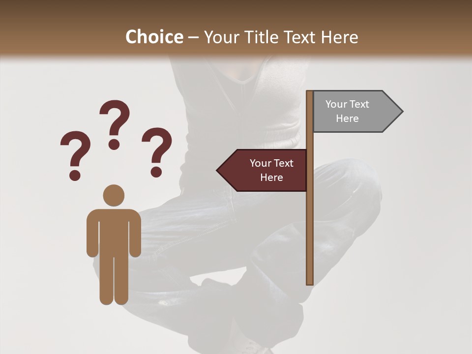 Jumping Break Performance PowerPoint Template