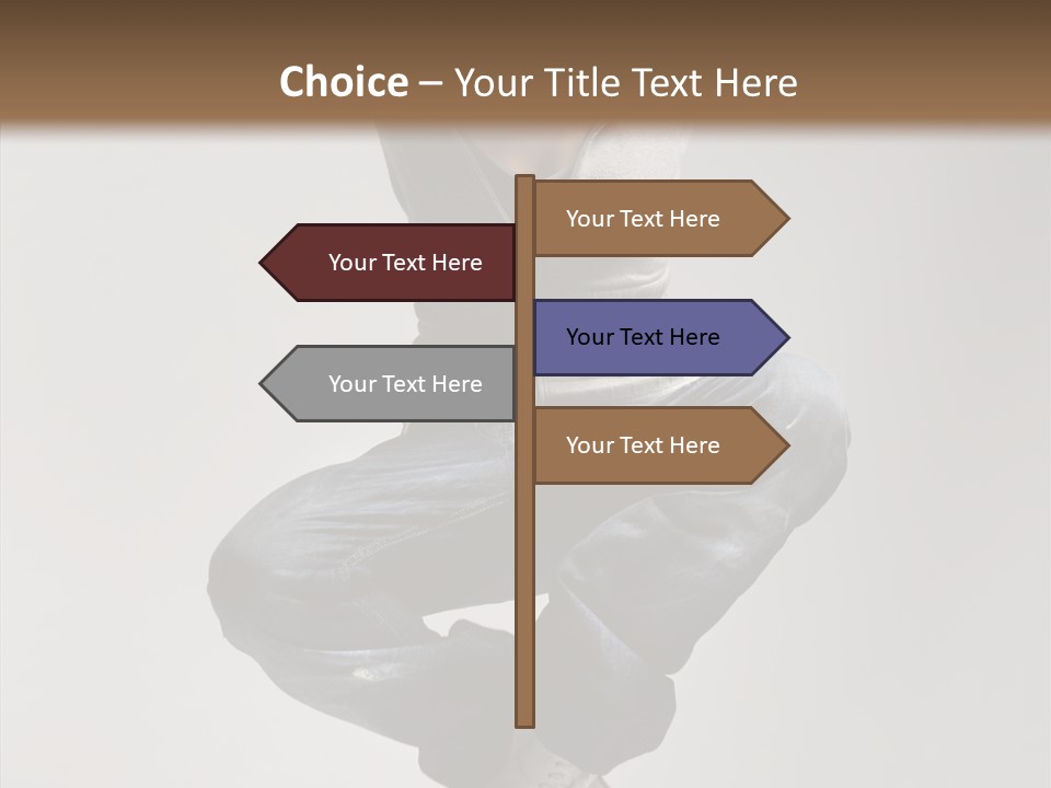 Jumping Break Performance PowerPoint Template