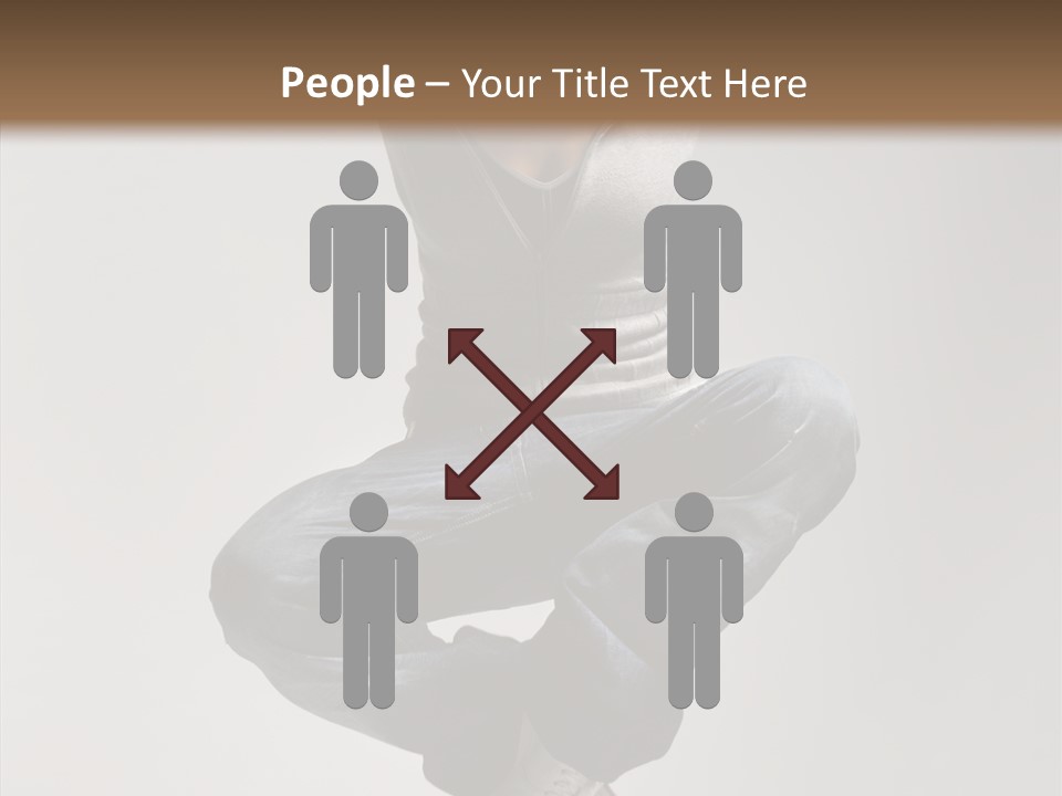 Jumping Break Performance PowerPoint Template