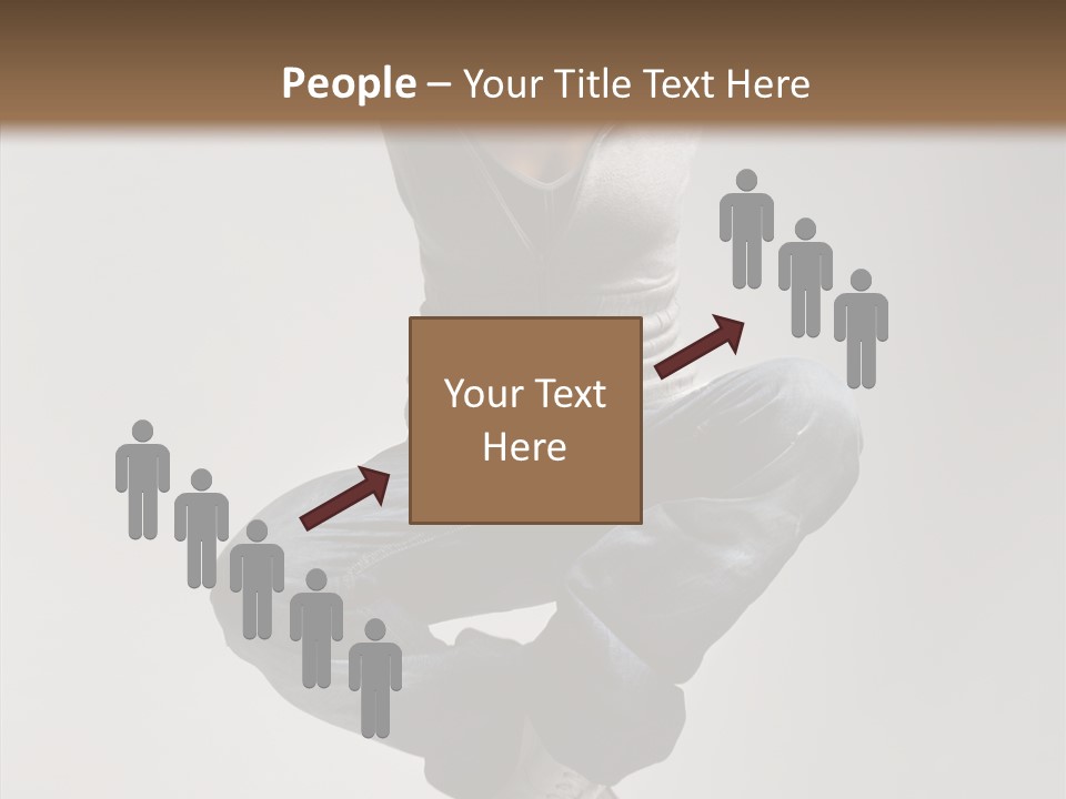 Jumping Break Performance PowerPoint Template