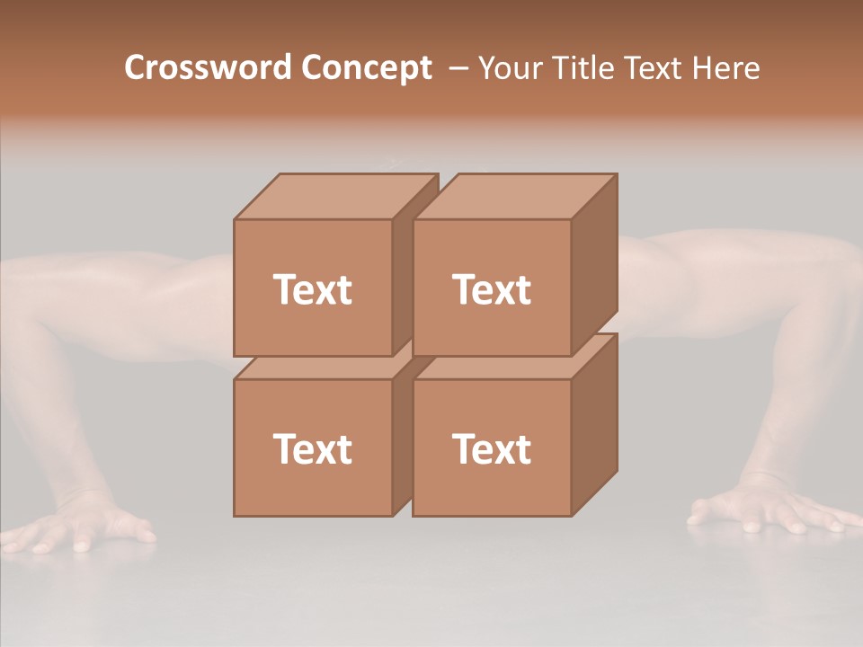 Sensuality Male Body PowerPoint Template