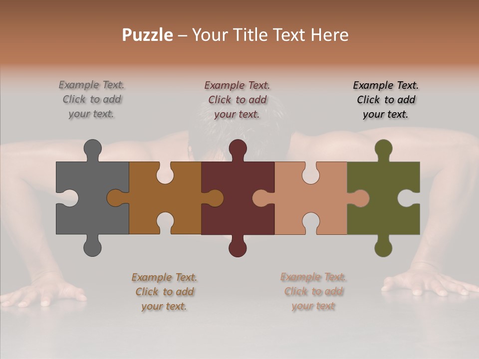 Sensuality Male Body PowerPoint Template