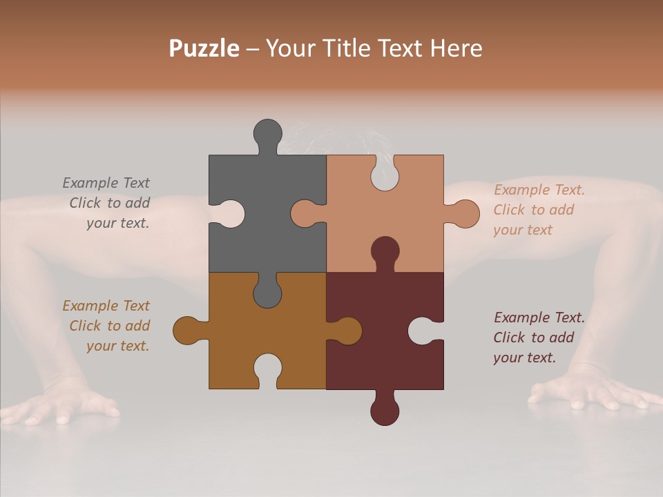 Sensuality Male Body PowerPoint Template