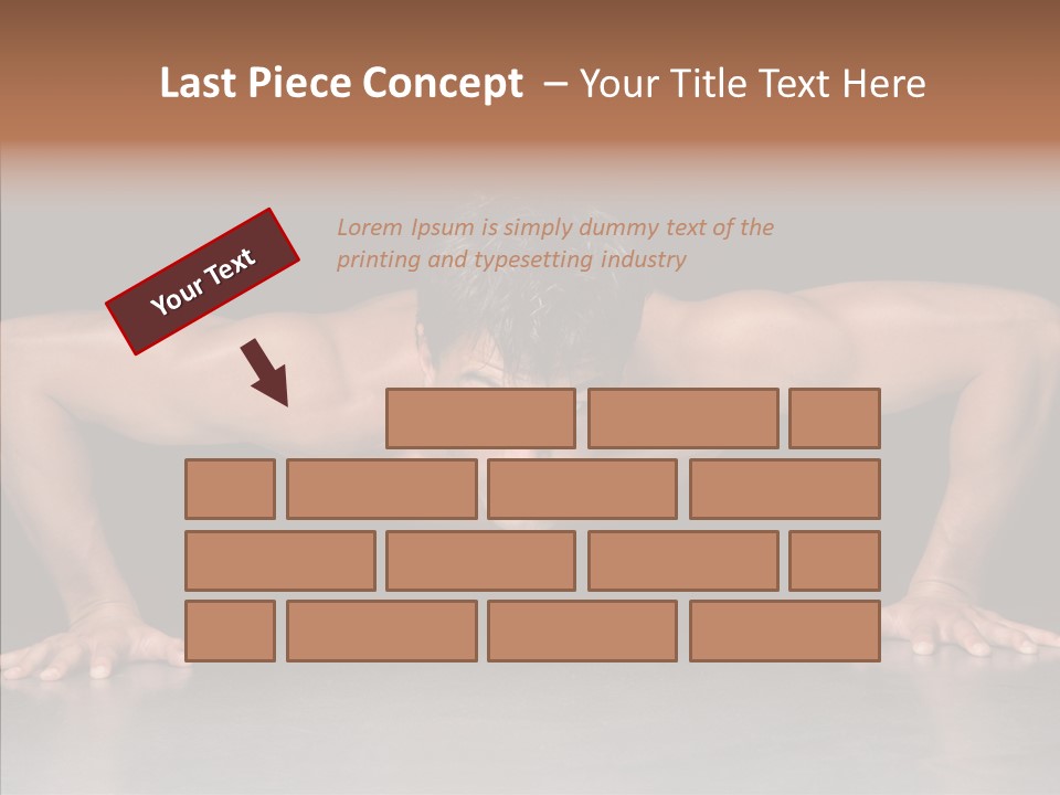 Sensuality Male Body PowerPoint Template