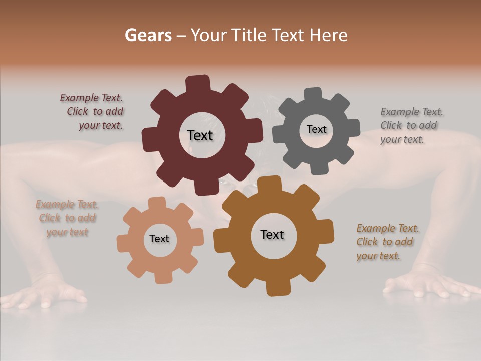 Sensuality Male Body PowerPoint Template