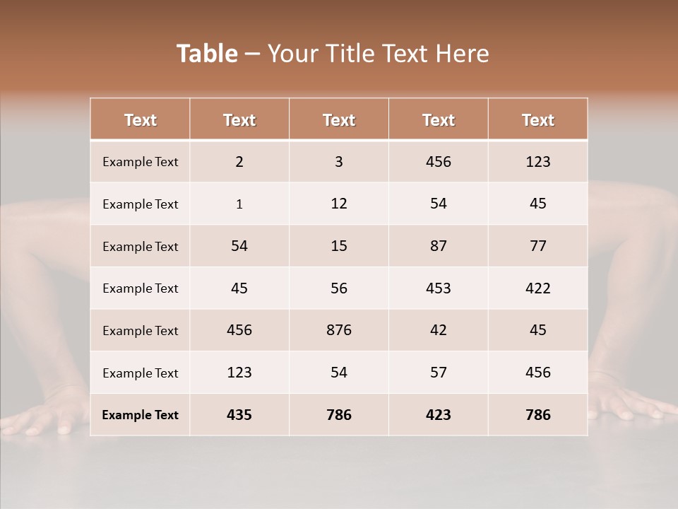 Sensuality Male Body PowerPoint Template