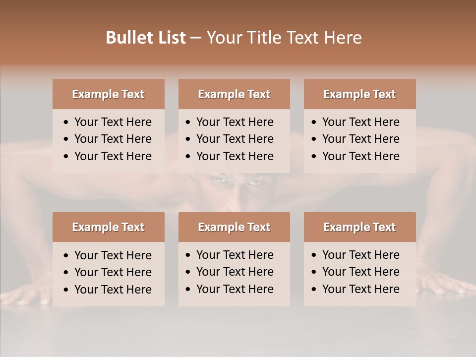 Sensuality Male Body PowerPoint Template