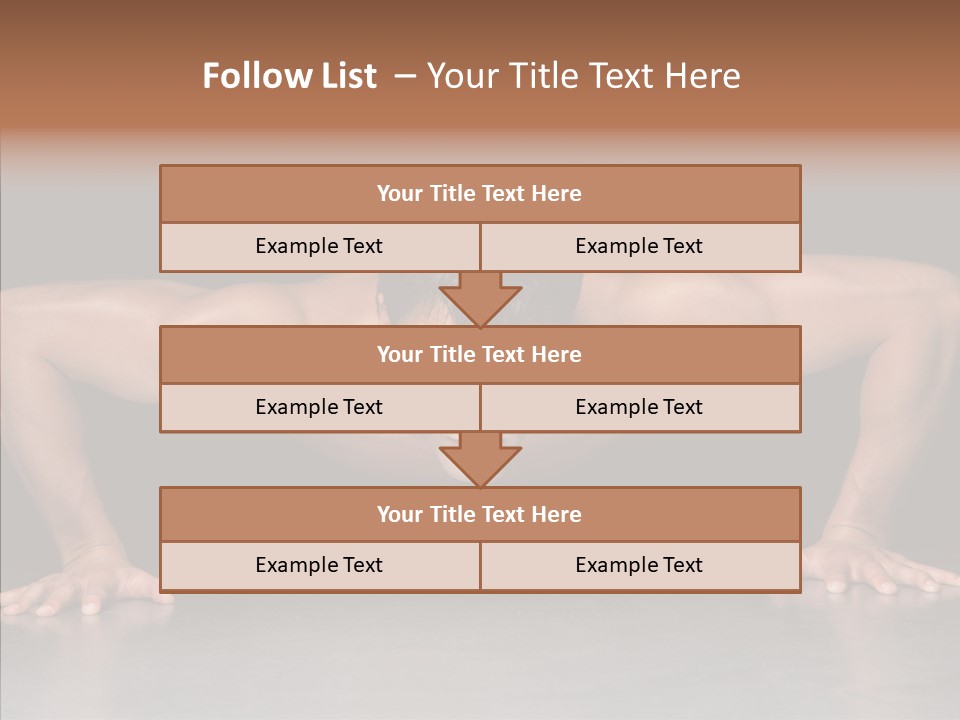 Sensuality Male Body PowerPoint Template